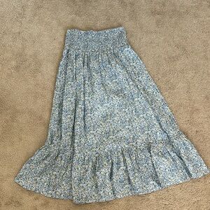 Universal Thread Floral Smocked Skirt